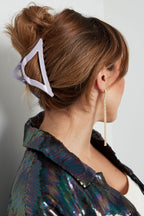 Haarspeld triangel | roze