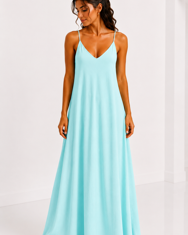 TIE BACK MAXI JURK