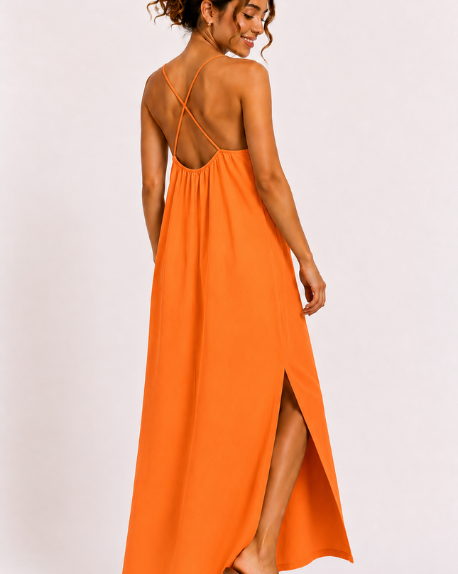 CROSS BACK MAXI JURK
