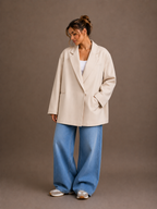 Oversized blazer | beige