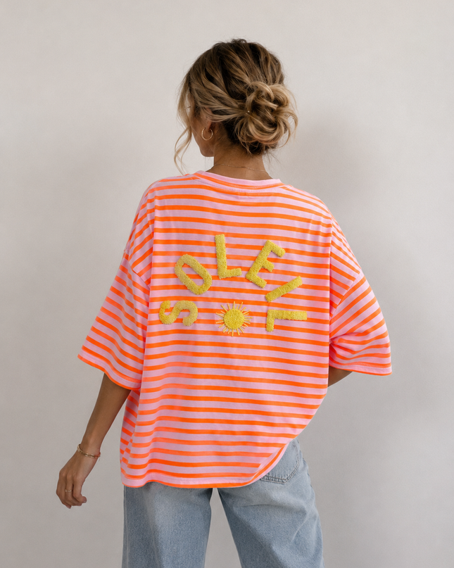 STRIPED SOLEIL T-SHIRT