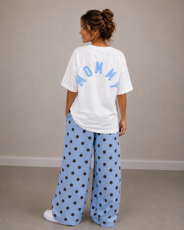 Mommy T-shirt | white-pink
