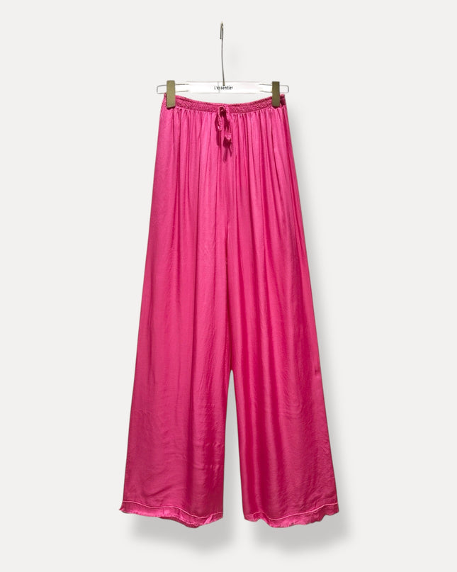 Zijde Broek | fuchsia