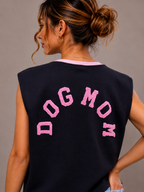 Dogmom Shirt | marine-fuchsia