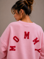 Mommy sweater | pink-red