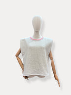 Dogmom Shirt | grijs-roze