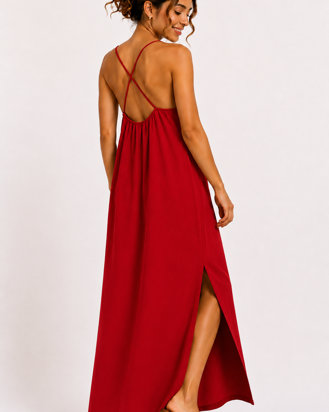 CROSS BACK MAXI JURK