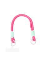 Telefoonkoord | fuchsia - aqua