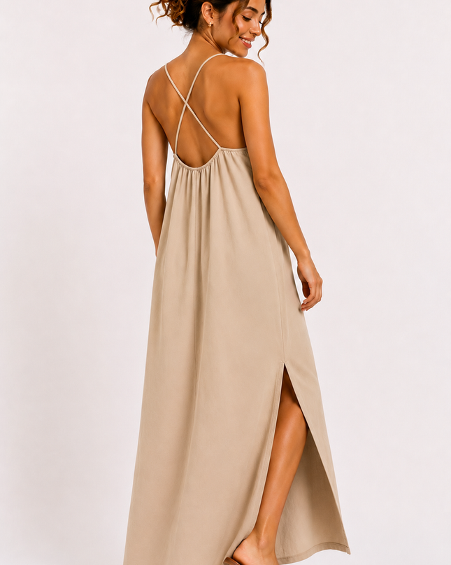 CROSS BACK MAXI JURK
