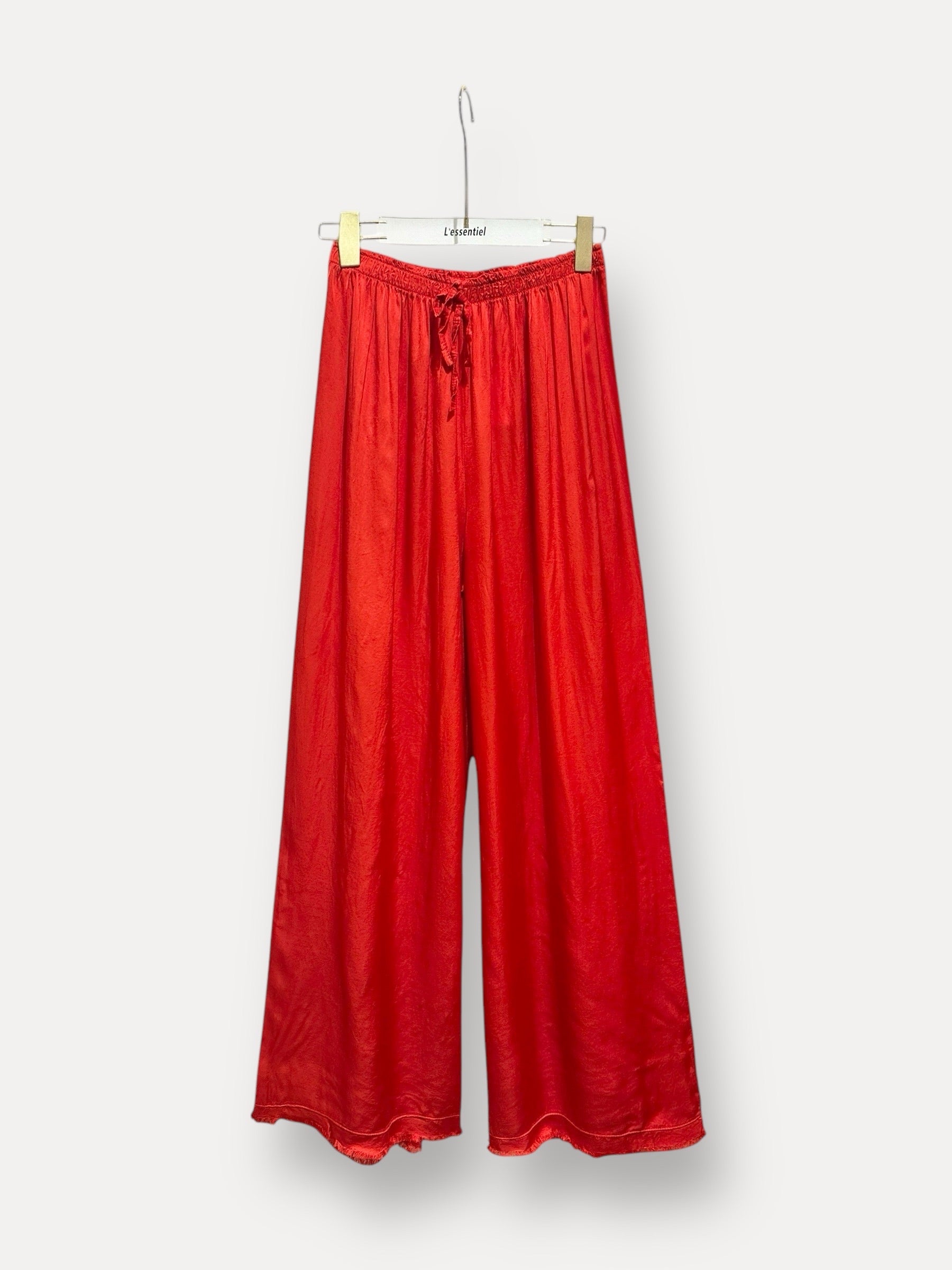 Zijde Broek | rood