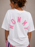 Mommy T-shirt | white-pink