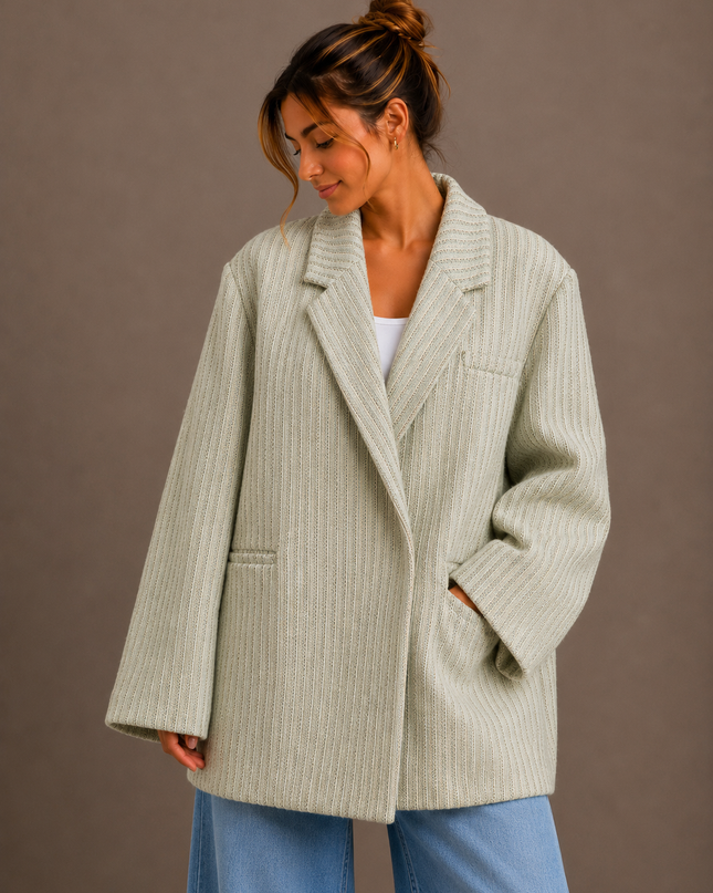 OVERSIZED LUREX BLAZER