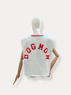 Dogmom Shirt | grijs-rood