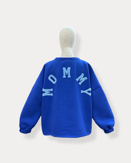 Mommy Sweater | kobalt-blauw