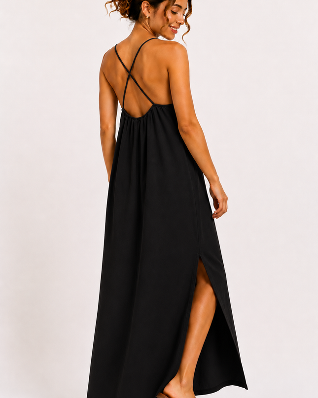 CROSS BACK MAXI JURK