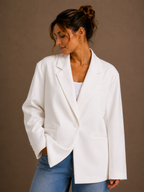 Oversized blazer | white