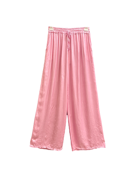 Zijde broek | roze