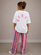 Mommy T-shirt | white-pink
