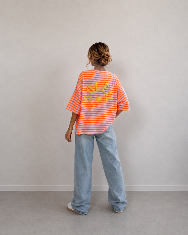 STRIPED SOLEIL T-SHIRT