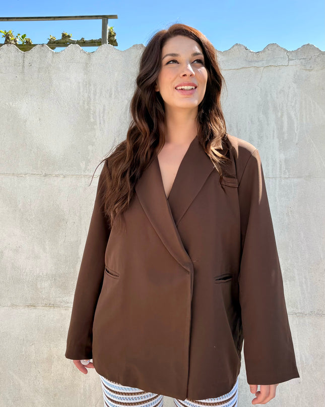 Oversized blazer | bruin