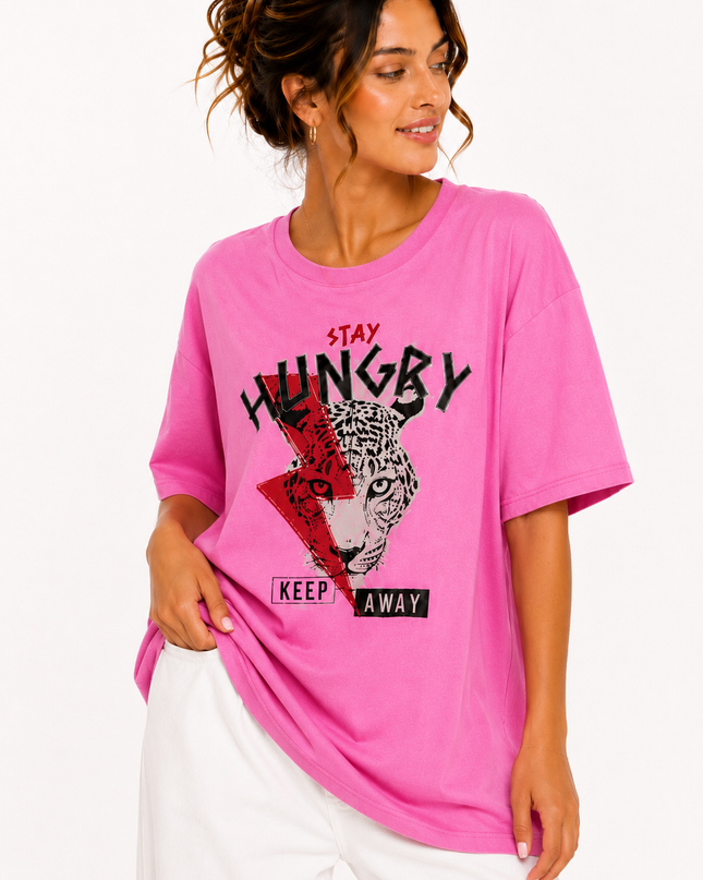 HUNGRY GRAPHIC T-SHIRT