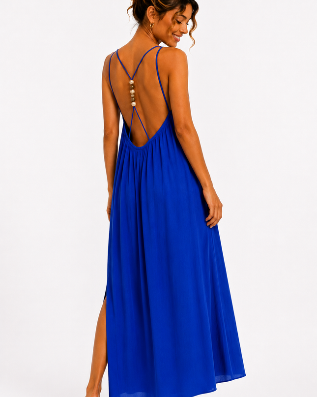 PEARL BACK MAXI JURK