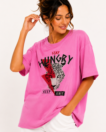 HUNGRY GRAPHIC T-SHIRT