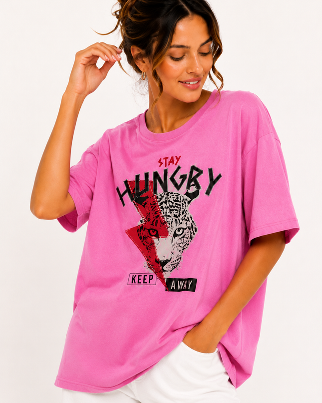 HUNGRY GRAPHIC T-SHIRT