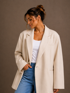 Oversized blazer | beige
