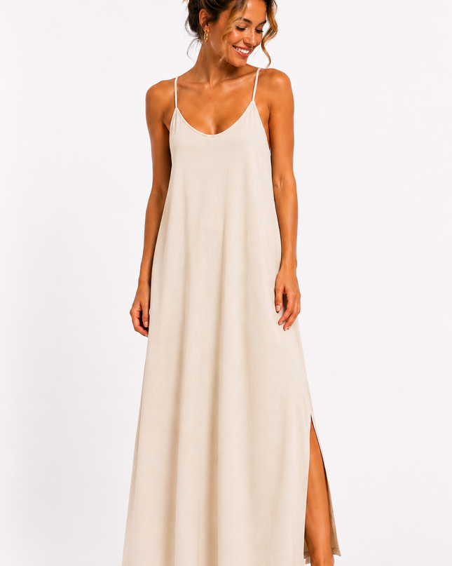 PEARL BACK MAXI JURK