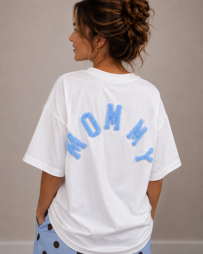 Mommy T-shirt | white-pink