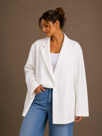 Oversized blazer | white