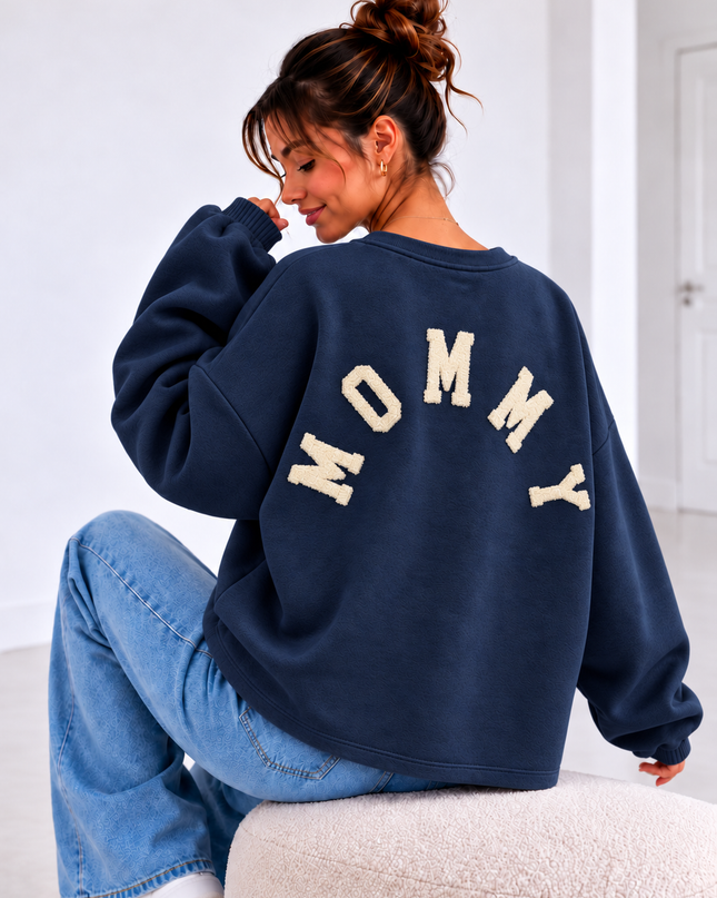 MOMMY SWEATER MARINE