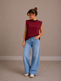 Stripe Top | navy-red