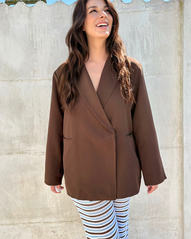 Oversized blazer | bruin