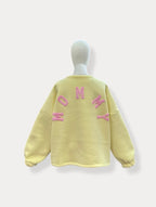 Mommy Sweater | geel-roze