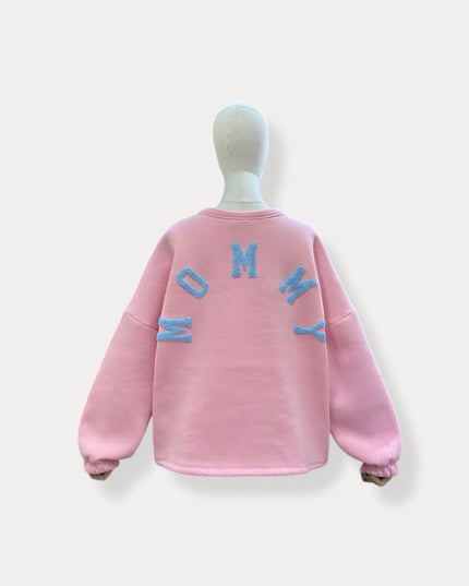 Mommy Sweater | roze-blauw