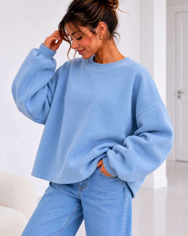 MOMMY SWEATER BLAUW