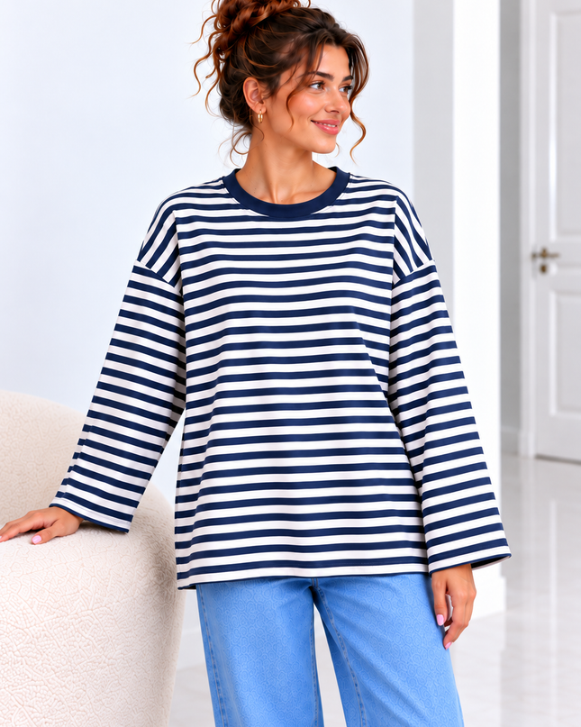 LOU BLOUSE NAVY