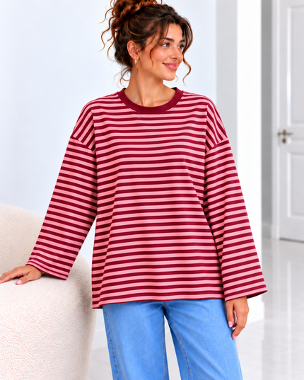 LOU BLOUSE BORDEAUX