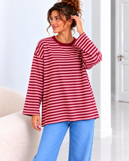 LOU BLOUSE BORDEAUX