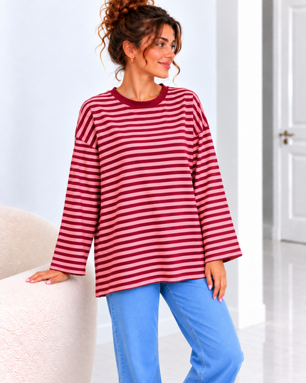 LOU BLOUSE BORDEAUX
