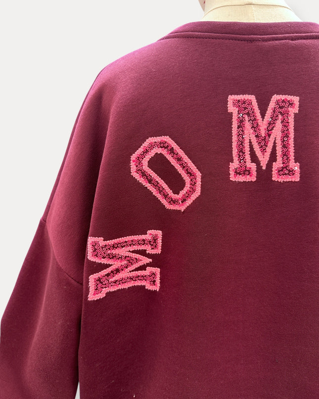 MOMMY SWEATER 2.0 BORDEAUX