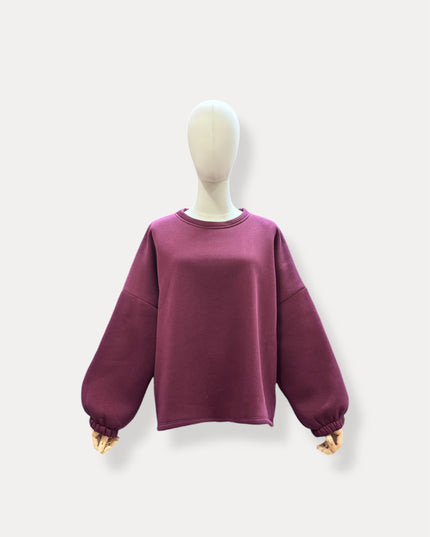 MOMMY SWEATER 2.0 BORDEAUX