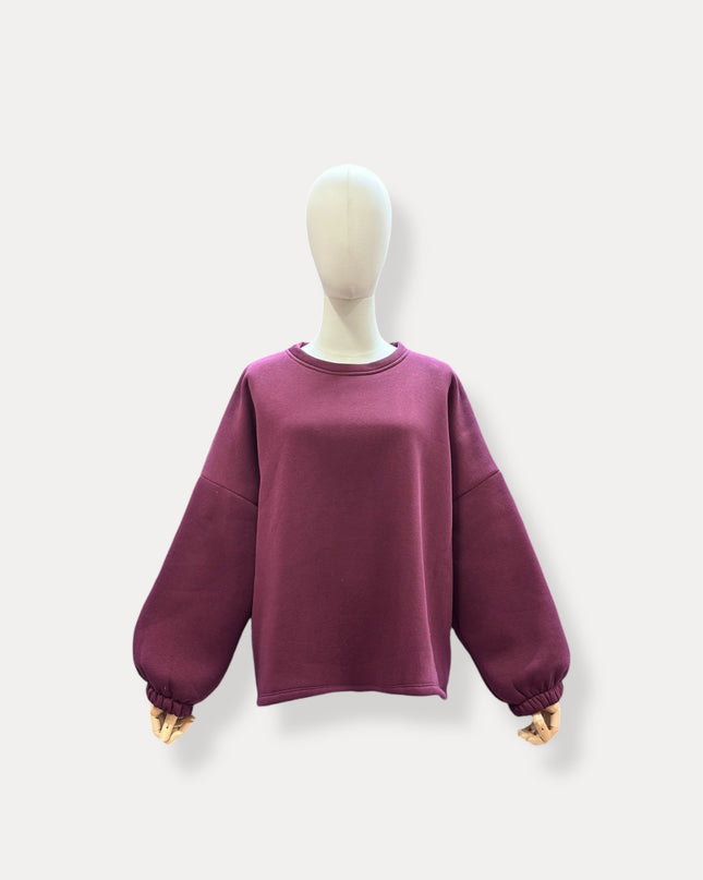 MOMMY SWEATER 2.0 BORDEAUX