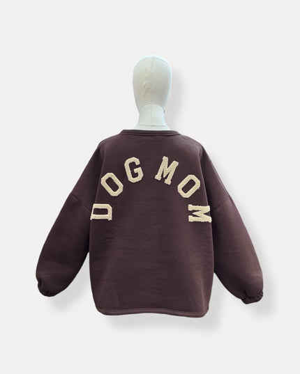 Dogmom Sweater | bruin-beige