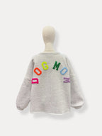 Dogmom Sweater | grey-multi