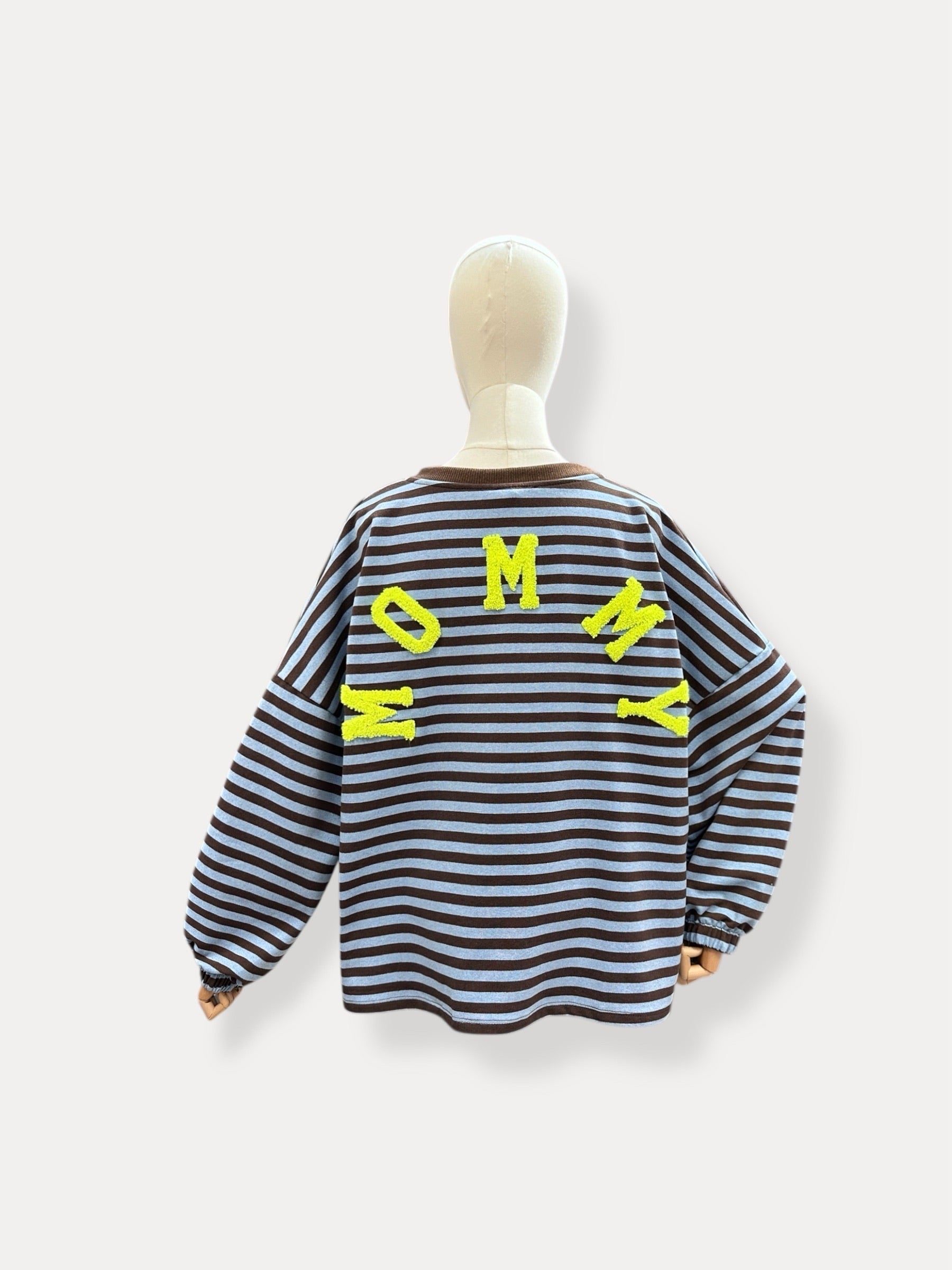 Mommy Streep Sweater | bruin-blauw