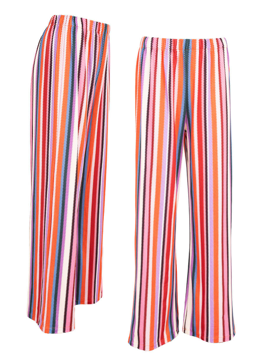 Broek Streep Multicolor