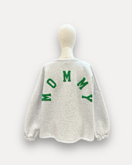 Mommy Sweater | grijs-groen
